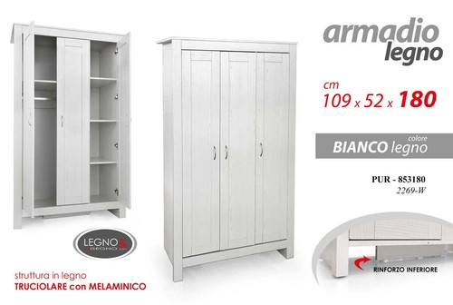 Armadio guardaroba moderno - armadio, 3
